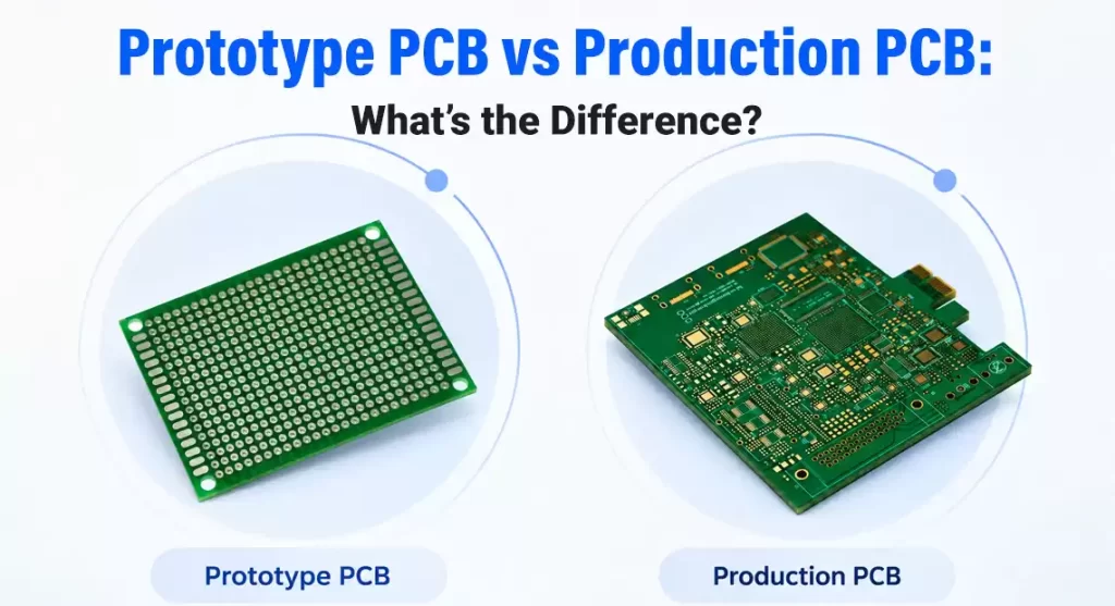 Prototype PCB vs Production PCB: What’s the Difference?